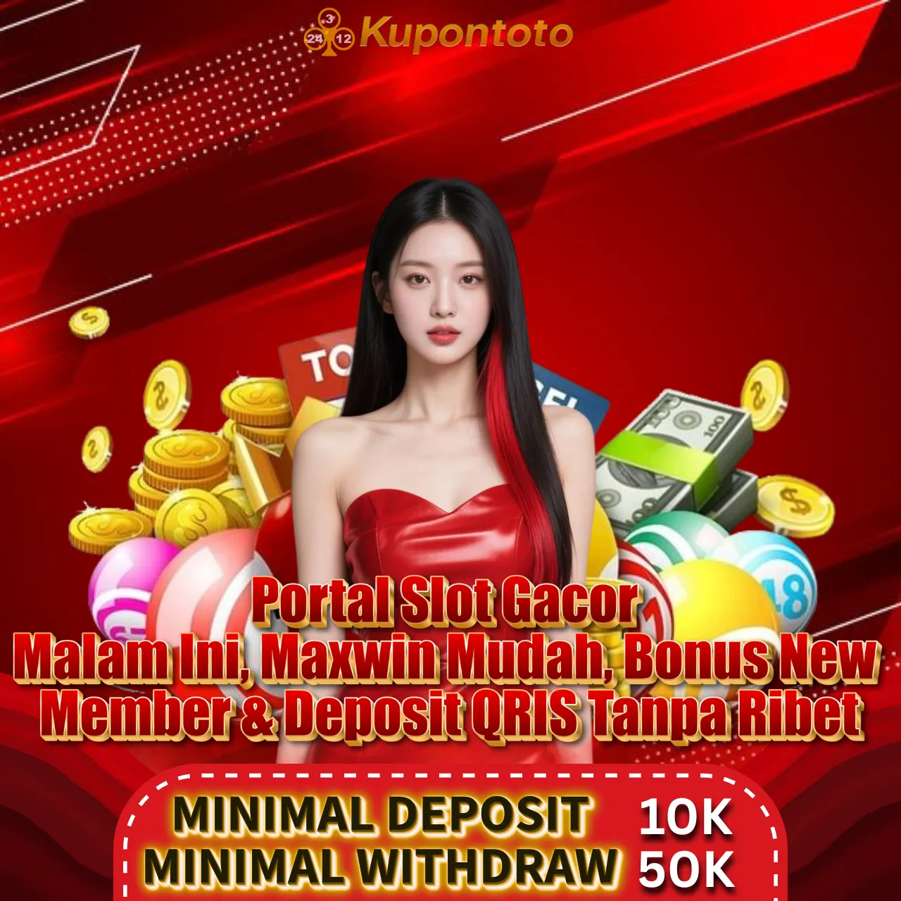 Kupontoto 💣 Portal Slot Gacor Malam Ini, Maxwin Mudah, Bonus New Member & Deposit QRIS Tanpa Ribet - KuponCommerce eCommerce